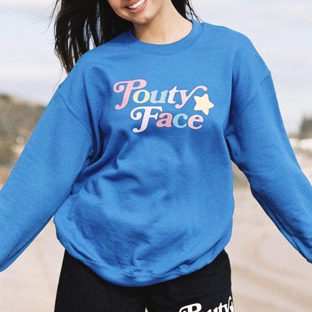 Addison Rae pouty face merch